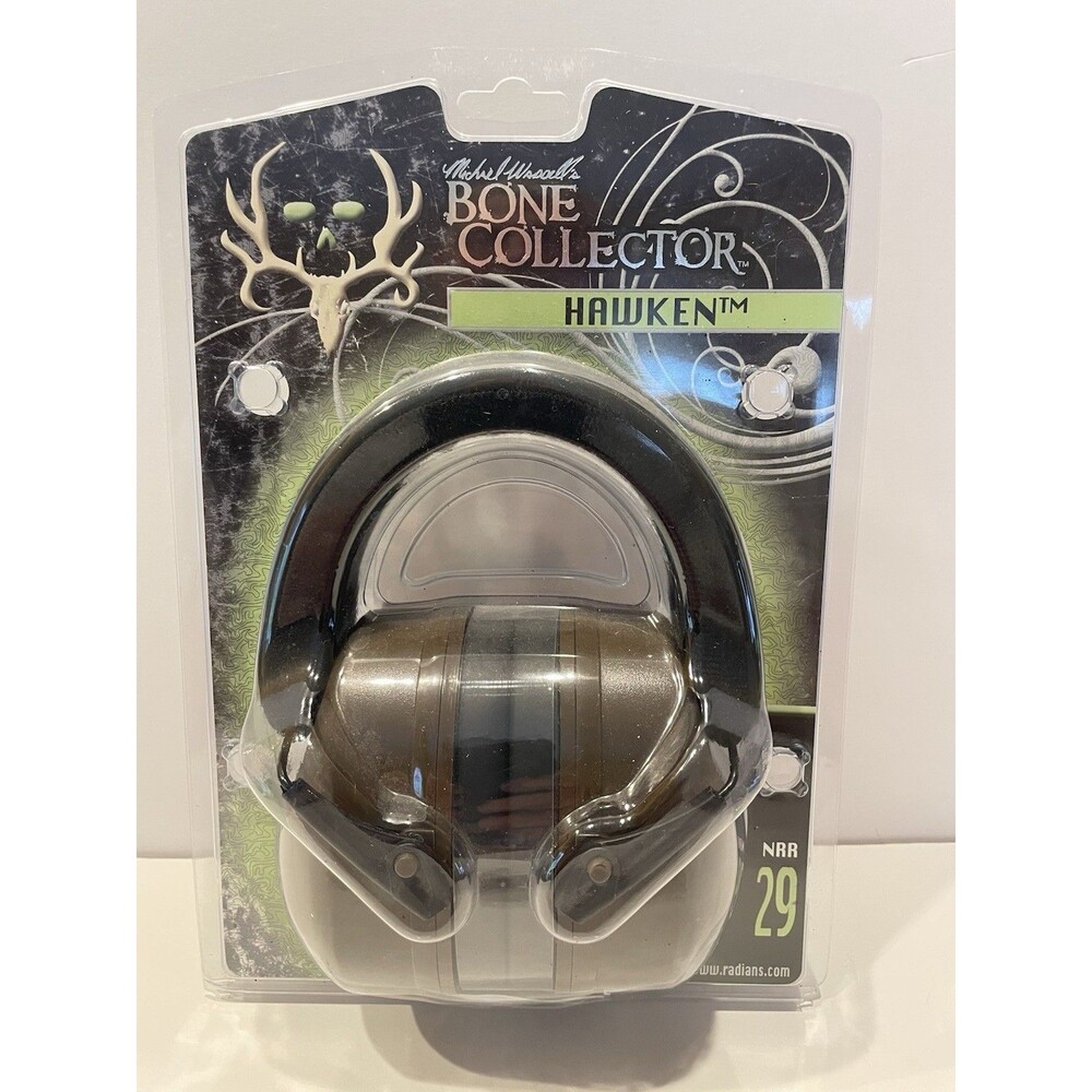 Bone Collector Hawken EarMuff Brown NRR 29 Decibels by Radians New